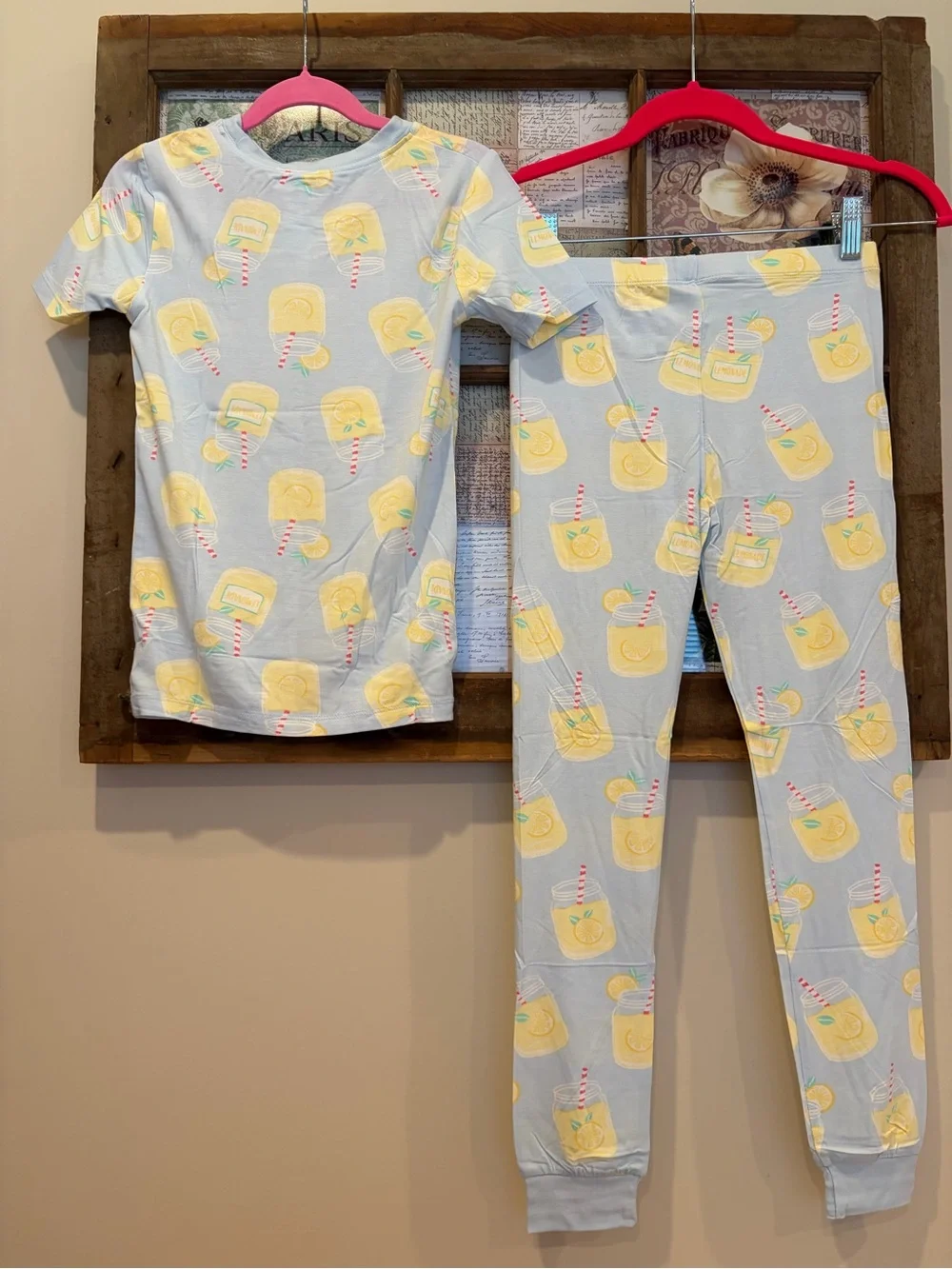 Kids Lemonade Print Pajama Set 🍋😴💤